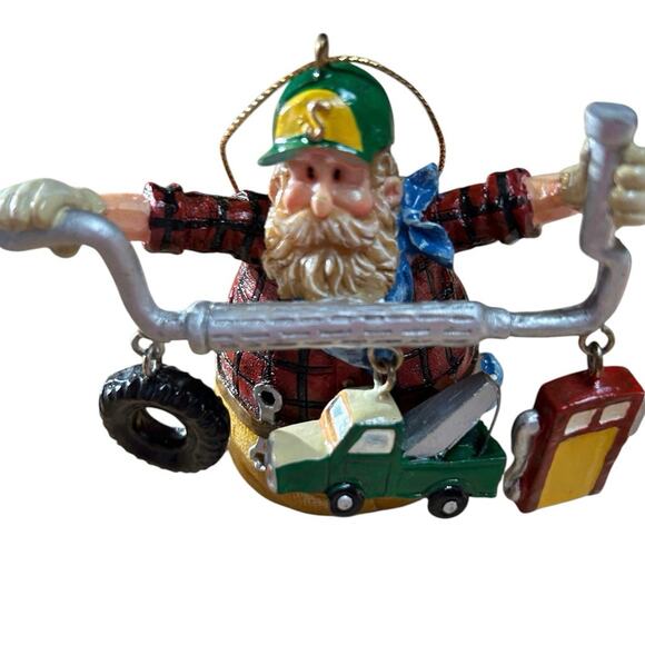 5 Santa Clause Christmas Tree Ornaments - Picture 4 of 6
